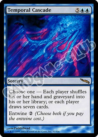 052 / 306 Temporal Cascade rara (EN) -NEAR MINT-