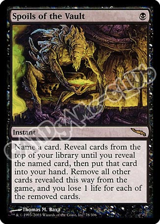 078 / 306 Spoils of the Vault rara (EN) -NEAR MINT-