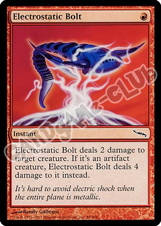 089 / 306 Electrostatic Bolt comune (EN) -NEAR MINT-