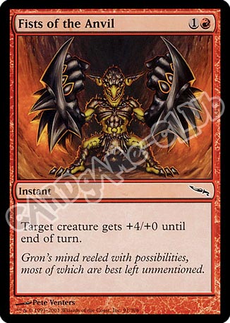 091 / 306 Fists of the Anvil comune (EN) -NEAR MINT-