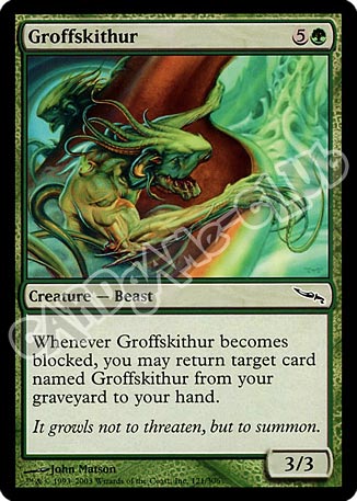 121 / 306 Groffskithur comune (EN) -NEAR MINT-