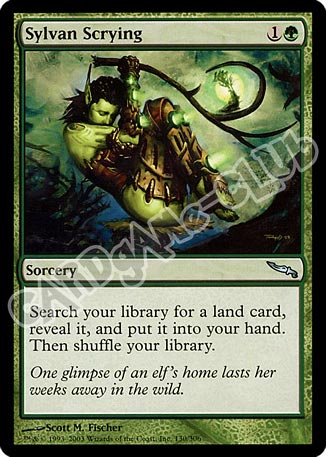 130 / 306 Sylvan Scrying non comune (EN) -NEAR MINT-