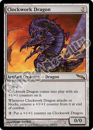 155 / 306 Clockwork Dragon rara (EN) -NEAR MINT-