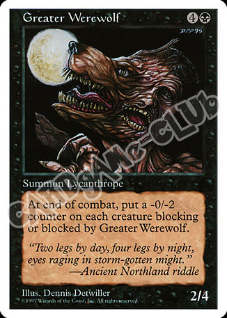 Greater Werewolf non comune (EN) -NEAR MINT-
