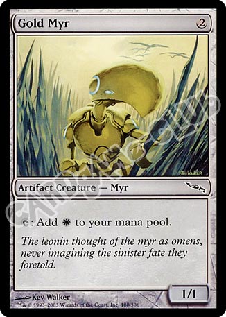 180 / 306 Gold Myr comune (EN) -NEAR MINT-