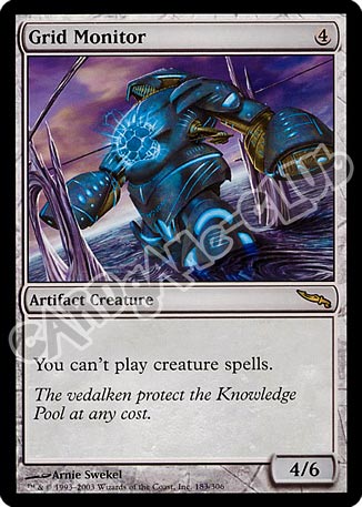 183 / 306 Grid Monitor rara (EN) -NEAR MINT-