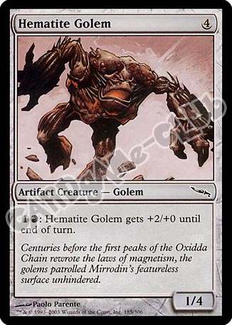 185 / 306 Hematite Golem comune (EN) -NEAR MINT-