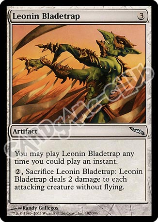 192 / 306 Leonin Bladetrap non comune (EN) -NEAR MINT-