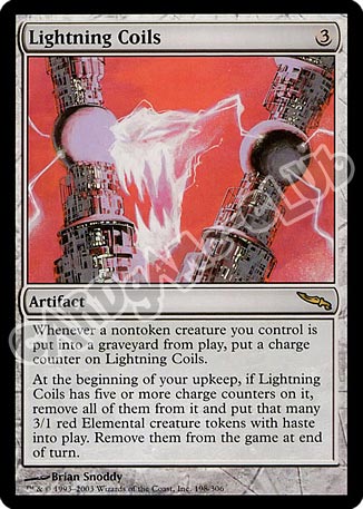 198 / 306 Lightning Coils rara (EN) -NEAR MINT-