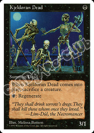 Kjeldoran Dead comune (EN) -NEAR MINT-