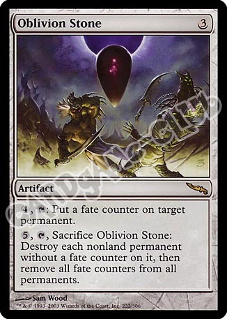 222 / 306 Oblivion Stone rara (EN) -NEAR MINT-