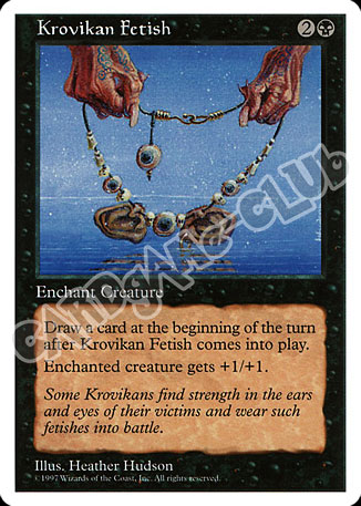 Krovikan Fetish comune (EN) -NEAR MINT-