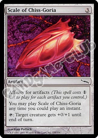 236 / 306 Scale of Chiss-Goria comune (EN) -NEAR MINT-