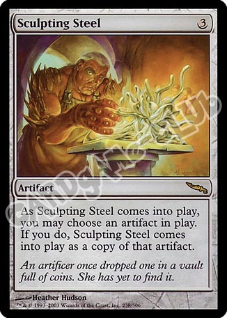 238 / 306 Sculpting Steel rara (EN) -NEAR MINT-