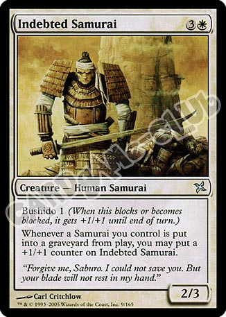 009 / 165 Indebted Samurai non comune (EN) -NEAR MINT-