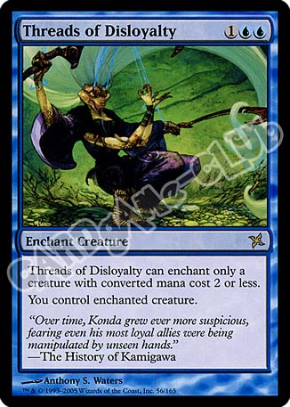 056 / 165 Threads of Disloyalty rara (EN) -NEAR MINT-
