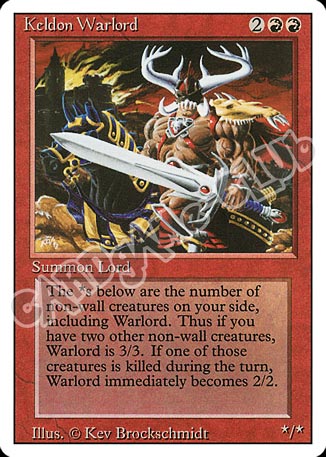 Keldon Warlord non comune (EN) -NEAR MINT-