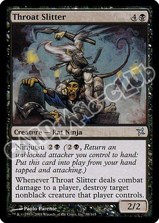 088 / 165 Throat Slitter non comune (EN) -NEAR MINT-