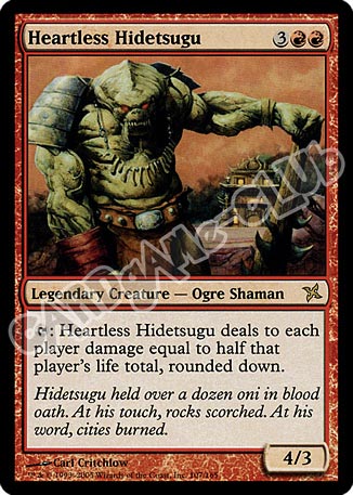 107 / 165 Heartless Hidetsugu rara (EN) -NEAR MINT-