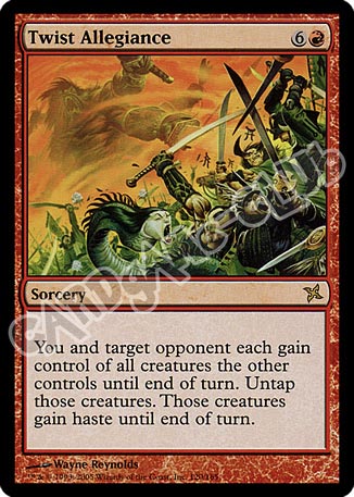 120 / 165 Twist Allegiance rara (EN) -NEAR MINT-