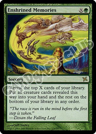 124 / 165 Enshrined Memories rara (EN) -NEAR MINT-