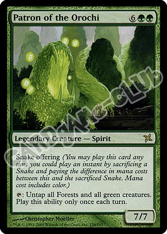 138 / 165 Patron of the Orochi rara (EN) -NEAR MINT-