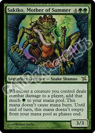 141 / 165 Sakiko, Mother of Summer rara (EN) -NEAR MINT-