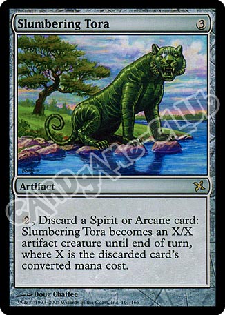 161 / 165 Slumbering Tora rara (EN) -NEAR MINT-