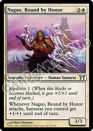 036 / 306 Nagao, Bound by Honor non comune (EN) -NEAR MINT-