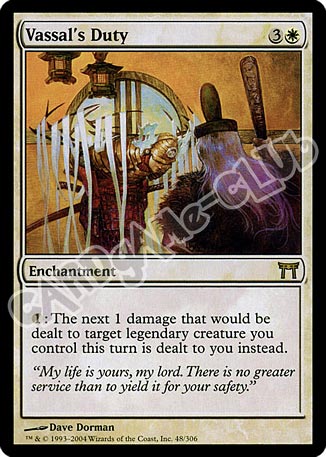 048 / 306 Vassal's Duty rara (EN) -NEAR MINT-