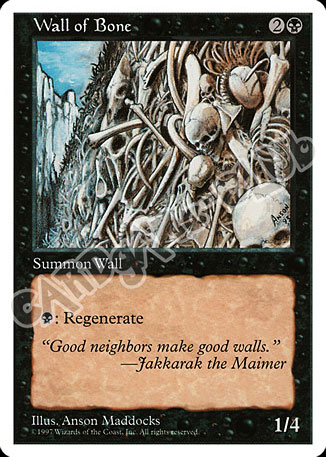 Wall of Bone non comune (EN) -NEAR MINT-