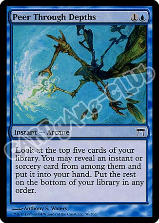 078 / 306 Peer Through Depths comune (EN) -NEAR MINT-