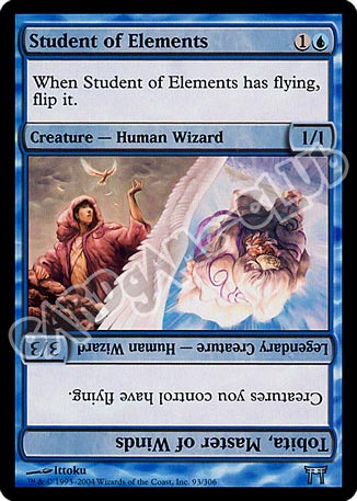 093 / 306 Student of Elements / Tobia, Master of Winds non comune (EN) -NEAR MINT-