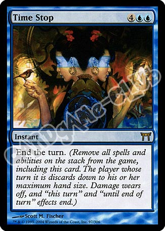 097 / 306 Time Stop rara (EN) -NEAR MINT-