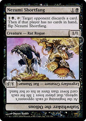 131 /306 Nezumi Shortfang / Stabwhisker the Odius rara (EN) -NEAR MINT-