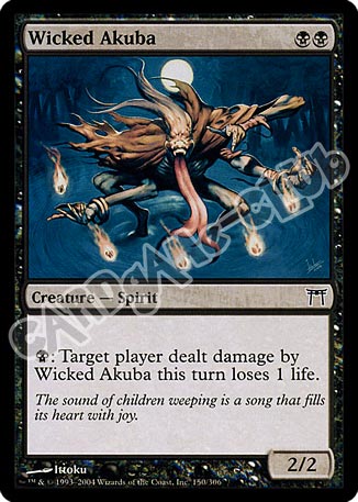 150 /306 Wicked Akuba comune (EN) -NEAR MINT-