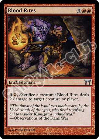 159 /306 Blood Rites non comune (EN) -NEAR MINT-