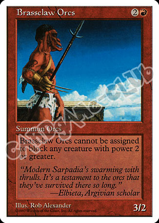 Brassclaw Orcs comune (EN) -NEAR MINT-