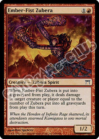 166 /306 Ember-Fist Zubera comune (EN) -NEAR MINT-