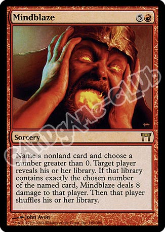 180 /306 Mindblaze rara (EN) -NEAR MINT-