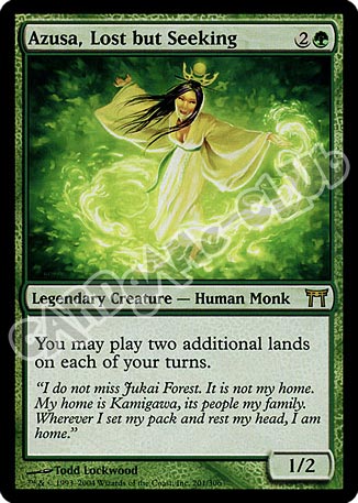 201/306 Azusa, Lost but Seeking rara (EN) -NEAR MINT-