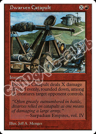 Dwarven Catapult non comune (EN) -NEAR MINT-