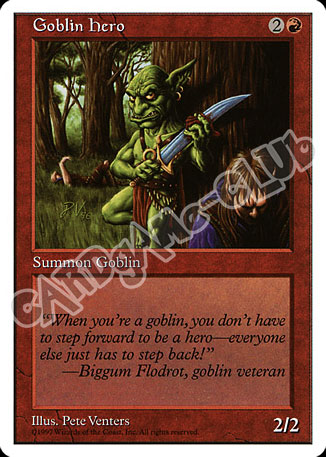 Goblin Hero comune (EN) -NEAR MINT-