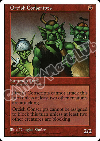 Orcish Conscripts comune (EN) -NEAR MINT-