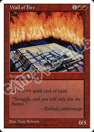 Wall of Fire non comune (EN) -NEAR MINT-