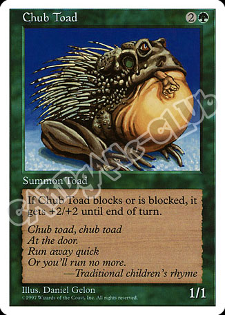 Chub Toad comune (EN) -NEAR MINT-