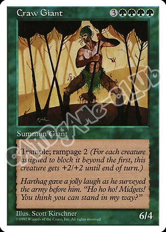 Craw Giant non comune (EN) -NEAR MINT-