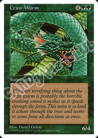 Craw Wurm comune (EN) -NEAR MINT-