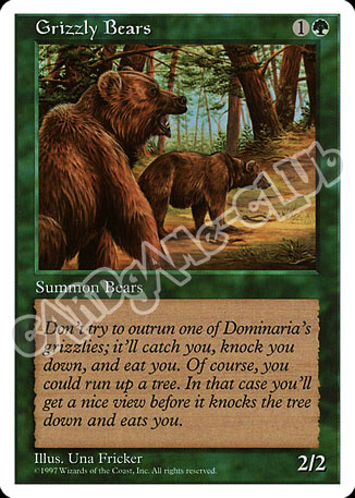 Grizzly Bears comune (EN) -NEAR MINT-
