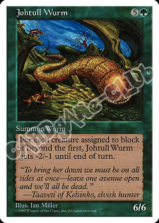 Johtull Wurm non comune (EN) -NEAR MINT-
